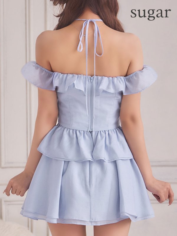 ブルー　モデル：三上悠亜　身長：159cm　着用サイズ：Sサイズ