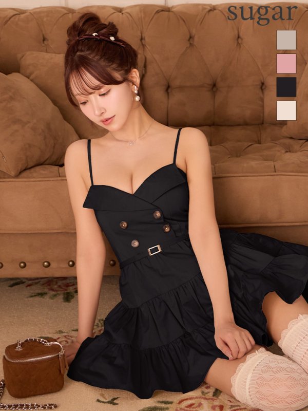 ブラック　モデル：三上悠亜　身長：159cm　着用サイズ：Sサイズ