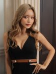 画像2: XSサイズあり【ROBE de FLEURS Glossy/ローブ・ド・フルール グロッシー】ウエスト切り替え/ フェイクレザー/ ノースリーブ/ ワンカラー/ タイト/ ミニドレス/ キャバドレス[OF2] (2)