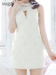 画像43: 【予約商品/6月上旬発送予定】XSサイズあり【ROBE de FLEURS/ローブドフルール】バレエコアランダム/ スイート/ ミニリボン/ フレア/ ミニドレス/ キャバドレス (43)