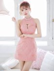 画像7: XSサイズあり【ROBE de FLEURS/ローブドフルール】バレエコアランダム/ スイート/ ミニリボン/ フレア/ ミニドレス/ キャバドレス[OF2] (7)