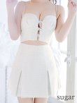 画像9: XSサイズあり【ROBE de FLEURS/ローブドフルール】フロントビジュー/ チェックツイード/ キャミソール/ セットアップ/ フレア/ ミニドレス/ キャバドレス[OF2] (9)