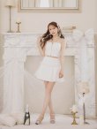 画像13: 【はんな/関西コレクション着用】XSサイズあり【ROBE de FLEURS/ローブドフルール】ラメツイード/ リボンチュール/ ドリーミー/ フレア/ ミニドレス/ キャバドレス[OF2] (13)