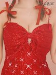 画像32: XSサイズあり【ROBE de FLEURS/ローブドフルール】ビッグリボン/ スパンコール/ ツイード/ キャミソール/ タイト/ ミニドレス/ キャバドレス[OF2] (32)