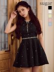 ブラック モデル：星羽　身長：161cm　着用サイズ：Sサイズ