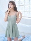 画像12: XSサイズあり【ROBE de FLEURS/ローブドフルール】ショルダーリボン/ スプリングツイード/ プリティ/ フレア/ ミニドレス/ キャバドレス[OF2] (12)