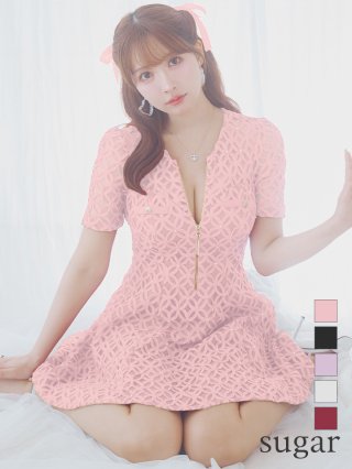 ミニドレス：ピンク(桃)｜キャバドレス・ミニドレス通販はsugar