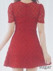 画像38: XSサイズあり【ROBE de FLEURS/ローブドフルール】シースルーレース/ ビジュー/ バストジップ/ 袖あり/ 半袖/ フレア/ ミニドレス/ キャバドレス[OF2]【一部予約商品/5月中旬発送予定】 (38)