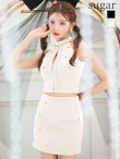 ホワイト モデル：明日花キララ　身長：162cm 着用サイズ：Sサイズ