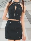 ブラック モデル：明日花キララ　身長：162cm 着用サイズ：Sサイズ