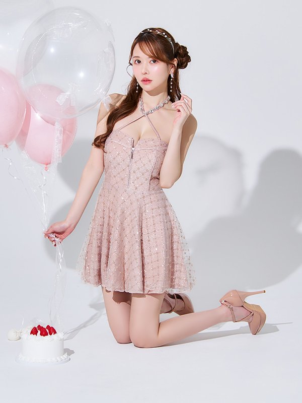 ピンク モデル:ゆめ 身長:160cm 着用サイズ:Sサイズ