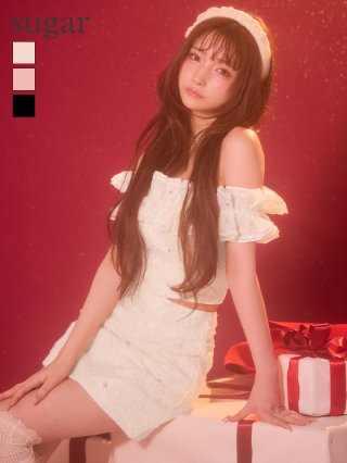 ROBE de FLEURS】フレアミニドレス - sugar