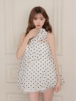 ホワイト　モデル：いおり　身長：161cm　着用サイズ：Sサイズ