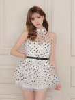 ホワイト　モデル：いおり　身長：161cm　着用サイズ：Sサイズ