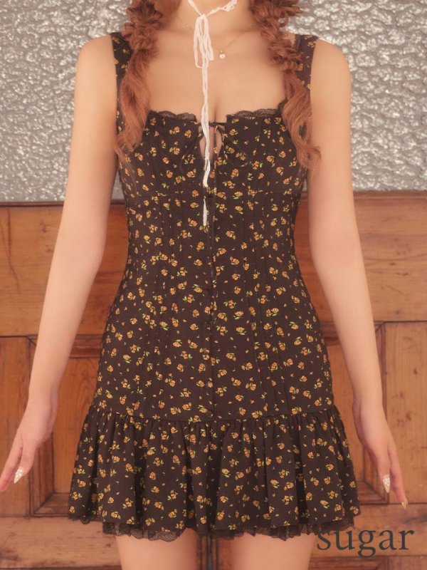 ブラウン　モデル：ななにー　身長：161cm　着用サイズ：Sサイズ