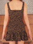 ブラウン　モデル：ななにー　身長：161cm　着用サイズ：Sサイズ