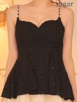 ブラックxアイボリー　モデル：羽澄まり　身長：158cm　着用サイズ：Sサイズ