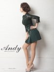 画像44: 【Andy ANDY Fashion Press 09 COLLECTION 05】フラワーレース/ ゴールドボタンデザイン/ 七分袖/ 長袖/ 袖あり/ プリーツ/ ミニドレス/ キャバドレス[OF05] (44)