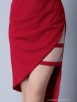 画像14: 【Miyu × GLAMOROUS by Andy COLLECTION】ワンカラー/ レース/ アシメスカート/ タイト/ ミニドレス / キャバドレス[OF05] (14)