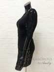 画像19: 【Miyu × GLAMOROUS by Andy 05 COLLECTION 03】七分袖/ 長袖/ 袖あり/ ストレッチ/ 切り替えデザイン/ タイト/ ミニドレス/ キャバドレス[FB03] (19)