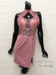 画像15: 【Andy GLAMOROUS/アンディグラマラス】アメスリ/ ホルターネック/ レース切り替え/ スリット/ タイト/ ミニドレス/ キャバドレス[OF05] (15)