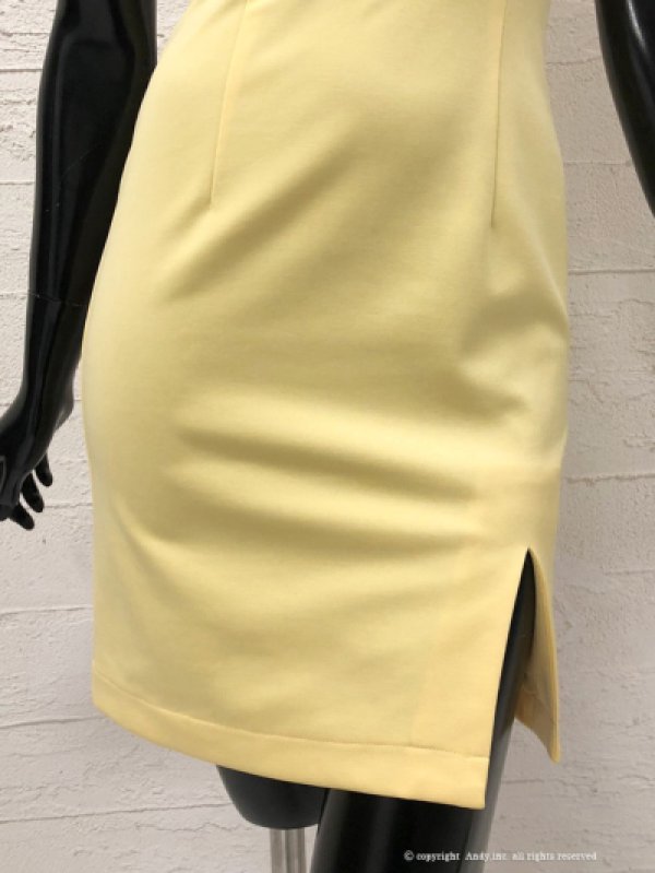 画像6: 【Andy GLAMOROUS/アンディグラマラス】オフショル/ ワンカラー/ スリット/ リボン/ タイト/ ミニドレス/ キャバドレス[FB03] (6)