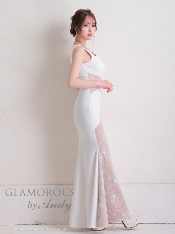 画像3: 【GLAMOROUS ANDY Fashion Press 09 COLLECTION 05】レース/ シアー/ カットアウト/ ノースリ/ ロングドレス/ キャバドレス long[OF05] (3)