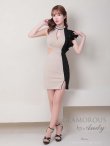 画像11: 【Andy GLAMOROUS/アンディグラマラス】バイカラー/ フリル/ ハイネック/ カットアウト/ タイト/ ミニドレス/ キャバドレス[OF05] (11)