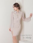 画像31: 【GLAMOROUS ANDY Fashion Press 11 COLLECTION 02】スリットスリーブジャケット/ 襟付き/ ジップ/ チェーンパイピング/ スリットスカート/ タイト/ ミニドレス/ キャバドレス[OF05] (31)