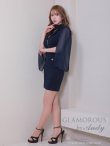 画像5: 【GLAMOROUS ANDY Fashion Press 13 COLLECTION 02】襟付き/ ハイネック/ シフォンスリーブ/ フロントジップ/ ワンカラー/ ベルトデザイン/ タイト/ ミニドレス/ キャバドレス[OF05] (5)