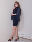 画像5: 【GLAMOROUS ANDY Fashion Press 13 COLLECTION 02】襟付き/ ハイネック/ シフォンスリーブ/ フロントジップ/ ワンカラー/ ベルトデザイン/ タイト/ ミニドレス/ キャバドレス[OF05] (5)