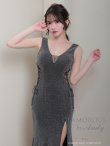 画像23: 【Andy GLAMOROUS/アンディグラマラス】ラメニット/ シアー/ 編み上げ/ スリット/ タイト/ ロングドレス/ キャバドレス long[OF05] (23)