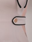 ベージュxブラック モデル：ゆめ　身長：160cm　着用サイズ：Sサイズ