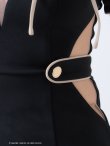 ブラックxベージュ モデル：五十嵐美咲　身長：161cm　着用サイズ：Sサイズ