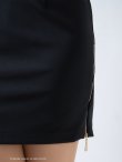 ブラックxベージュ モデル：五十嵐美咲　身長：161cm　着用サイズ：Sサイズ