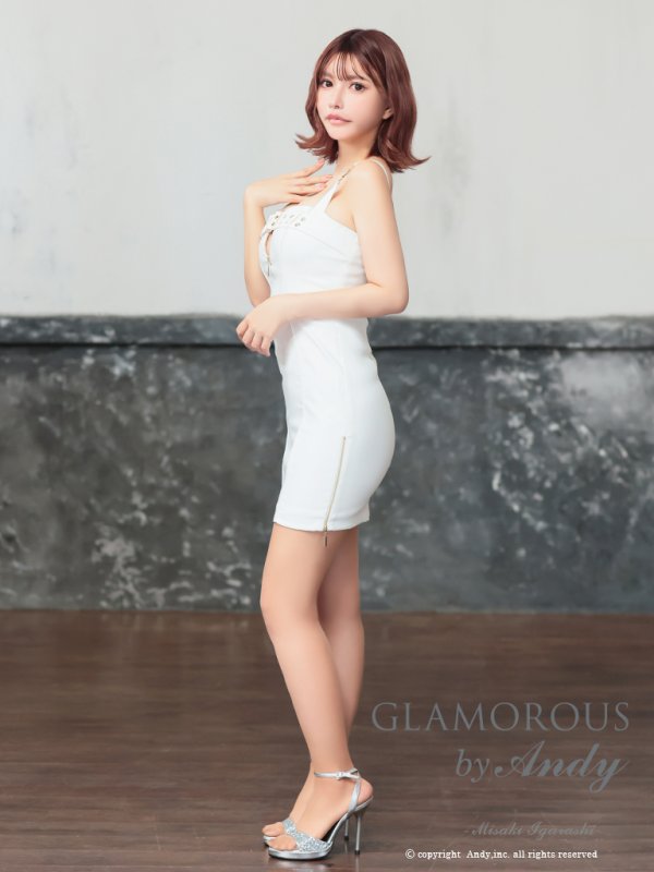 画像11: XSサイズあり【Andy GLAMOROUS/アンディグラマラス】バストベルト/ バストジッパー/ ゴールドバックル/ ノースリーブ/ タイト/ ミニドレス/ キャバドレス[OF05] (11)