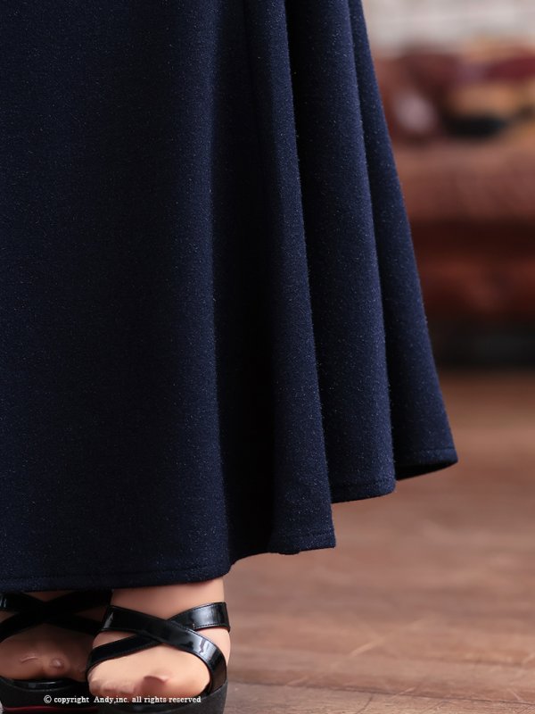 画像22: 【Andy GLAMOROUS/アンディグラマラス】ラメ/ フロントジップ/ ノースリーブ/ カットアウト/ マーメイド/ ロングドレス/ キャバドレス long[OF05] (22)