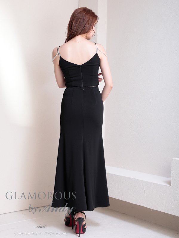 ブラック モデル:あみ 身長:163cm 着用サイズ:Sサイズ