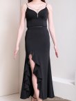 ブラック モデル：あみ　身長：163cm　着用サイズ：Sサイズ