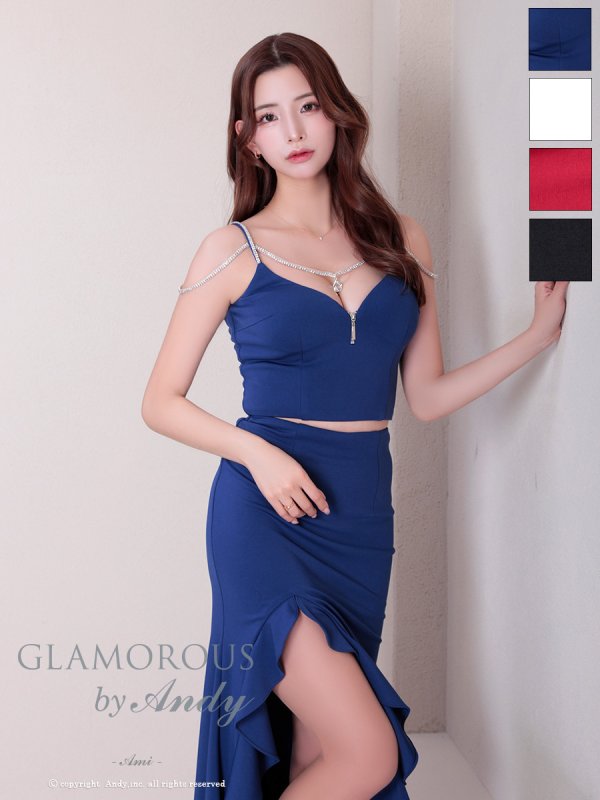 ロイヤルブルー モデル:あみ 身長:163cm 着用サイズ:Sサイズ