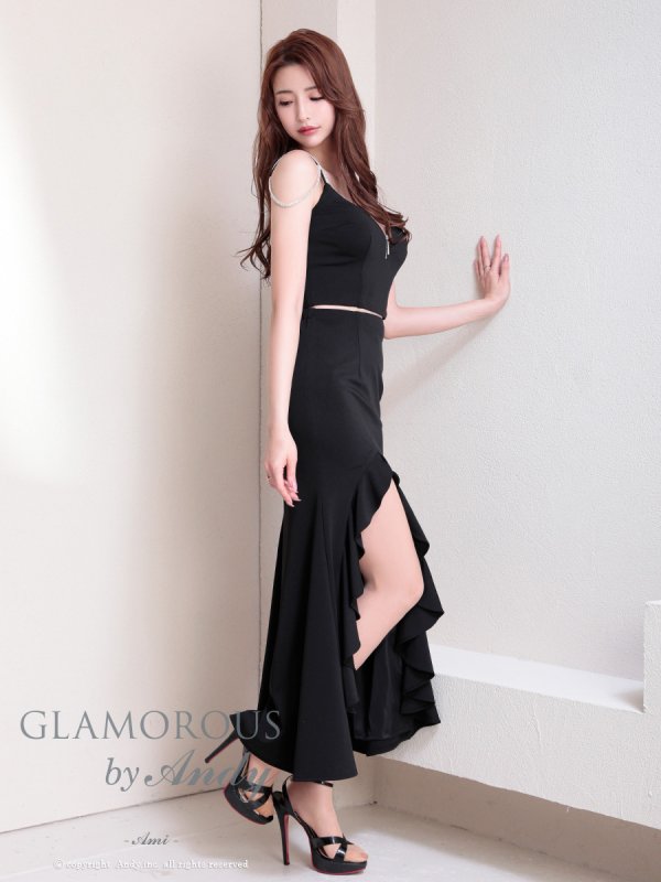 ブラック モデル:あみ 身長:163cm 着用サイズ:Sサイズ