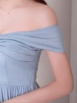 ブルー　モデル：あみ　着用サイズ：Sサイズ