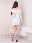 ホワイト  モデル：七瀬みほ　身長：162cm　着用サイズ：Sサイズ