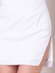 ホワイト モデル：七瀬みほ　身長：162cm　着用サイズ：XSサイズ