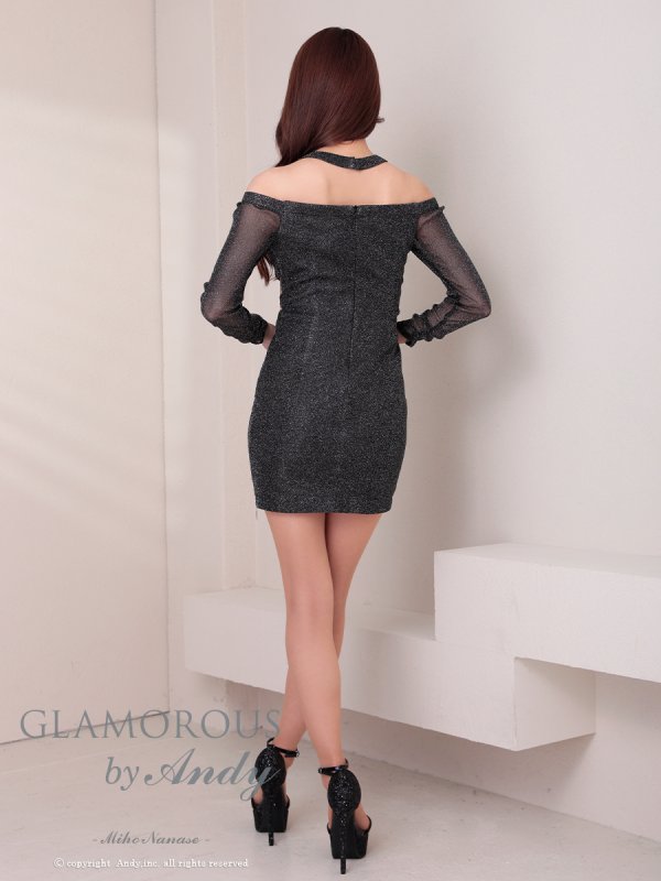 ブラック モデル：七瀬みほ　身長：162cm　着用サイズ：Sサイズ