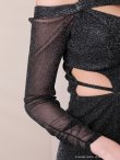 ブラック モデル：七瀬みほ　身長：162cm　着用サイズ：Sサイズ