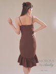 ブラウン　モデル：七瀬みほ　身長：162cm　着用サイズ：Sサイズ