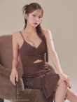 ブラウン　モデル：七瀬みほ　身長：162cm　着用サイズ：Sサイズ