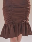 ブラウン　モデル：七瀬みほ　身長：162cm　着用サイズ：Sサイズ