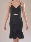 ブラック　モデル：七瀬みほ　身長：162cm　着用サイズ：Sサイズ